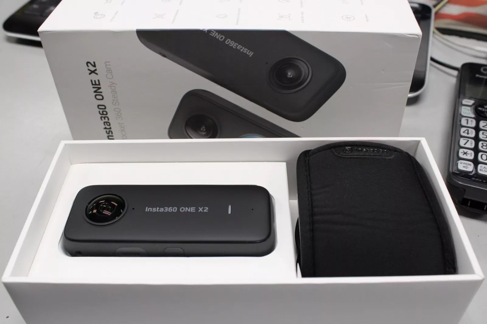 Insta360 One X2 Waterproof 360 Action Camera, 5.7K Video
